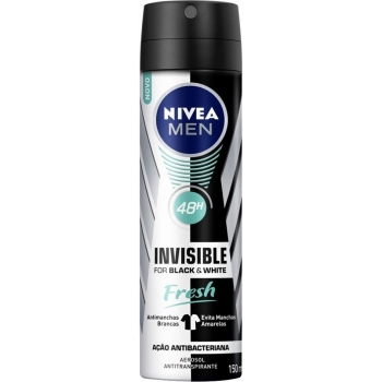 DES AERO ANT NIVEA 150ML FOR MEN BLACK & WHITE FRESH