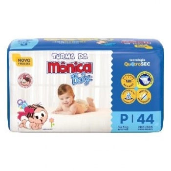 FRALDA TURMA DA MONICA MEGA ECONÔMICA P C/44