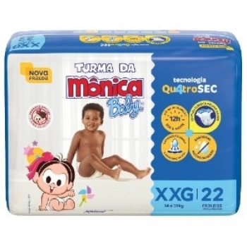 FRALDA TURMA DA MONICA MEGA ECONÔMICA XXG C/22