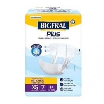 FRALDA ADULTO BIGFRAL PLUS XG C/7