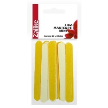 LIXA MANICURE MINI ZALIKE C/20 CANARIO -818-A
