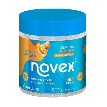 GELATINA CAP NOVEX 500G OLEO DE ARGAN NUTRITIVA