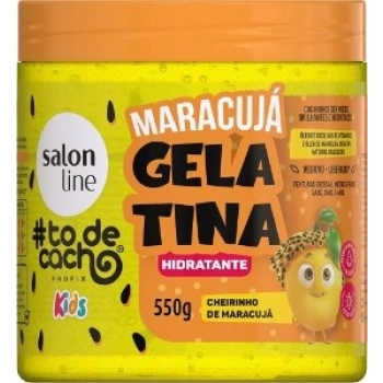GELATINA S LINE HIDRATANTE TODECACHO 550G KIDS MARACUJA