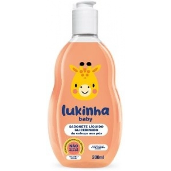 SAB LIQ LUKINHA BABY 200ML GLICERINADO CABECA AOS PES