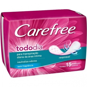 ABS CAREFREE PROT DIARIO TODO DIA C/15UN S/PERFUME