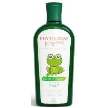 SAB LIQ PHYTOERVAS PEQUENOS 250ML DA SAPA QUE LAVA O PE MANTEIGAS COCO/KARI