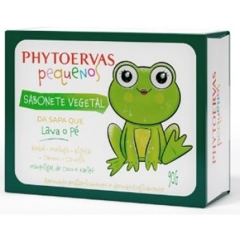 SAB VEGETAL PHYTOERVAS PEQUENOS 90G KIDS DA SAPA QUE LAVA O PE MANT COCO/KA