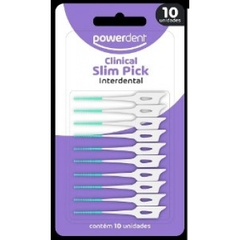 ESC DENTAL POWERDENT INTERDENTAL C/10 CLINICAL SLIM PICK
