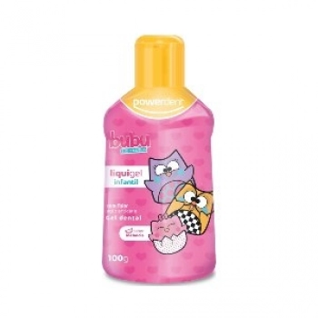 GEL DENTAL LIQUIGEL INF BUBU POWERDENT 100G C/ FLUOR MELANCIA