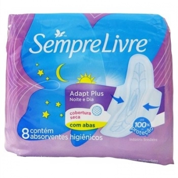 ABS SEMPRE LIVRE NOTURNO C/8 C/ABAS SECA