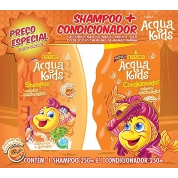 KIT ACQUA KIDS SH+COND 250ML CACHEADOS
