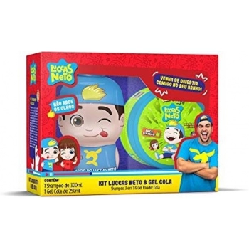 KIT LUCCAS NETO 3D SH 300ML + GEL COLA 250ML