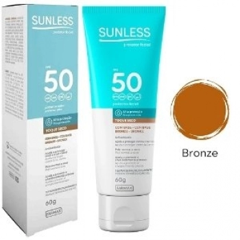 PROT SOLAR FACIAL SUNLESS FARMAX 60G FPS50 BRONZE