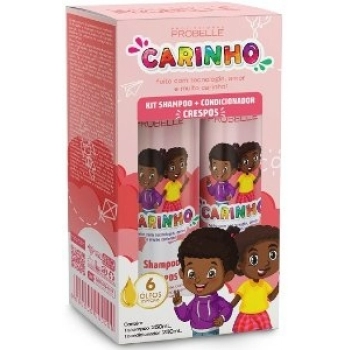 KIT PROBELLE CARINHO INFANTIL SH+COND 250ML CRESPOS