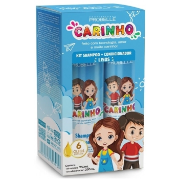 KIT PROBELLE CARINHO INFANTIL SH+COND 250ML LISOS
