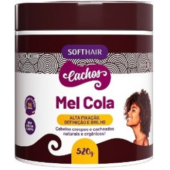 GELATINA CACHOS SOFT HAIR 520G MEL COLA