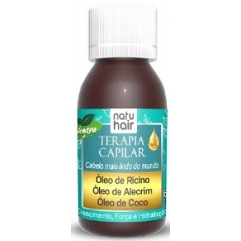 OLEO CAP NATU HAIR 60ML TERAPIA CAPILAR RICINO/ALECRIM/COCO