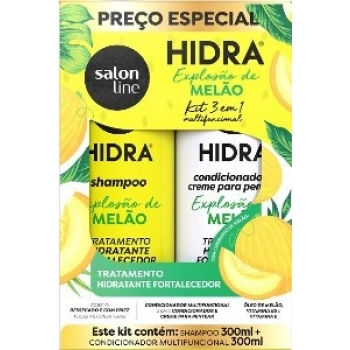 KIT S LINE SH+COND HIDRA 300ML MELAO