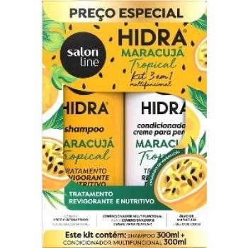 KIT S LINE SH+COND HIDRA 300ML MARACUJA