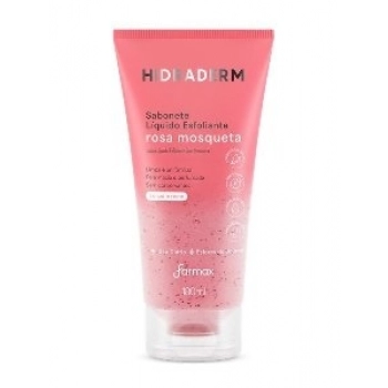 SAB LIQ FARMAX HIDRADERM 180ML ESFOL CORPO/ROSTO ROSA MOSQUETA