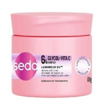 MASC TRAT SEDA LUMINOUS UV 300G 6% GLYCOL E VIT C COMPLEX