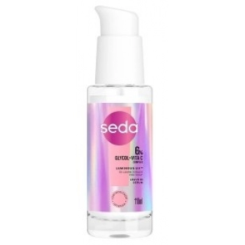 LEAVE IN SEDA SERUM 110ML LUMINOUS UV PUMP 6% GLYCOL E VIT C COMPLEX