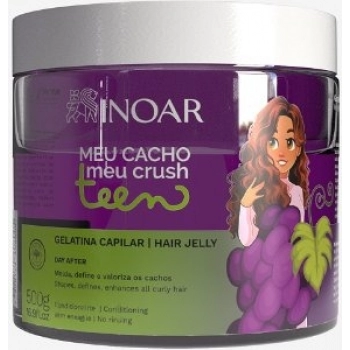 GELATINA CAP INOAR 500G MEU CACHO MEU CRUSH TEEN UVA