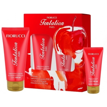 KIT FIORUCCI SAB LIQ 200ML + LOCAO HIDR 50ML TENTATION