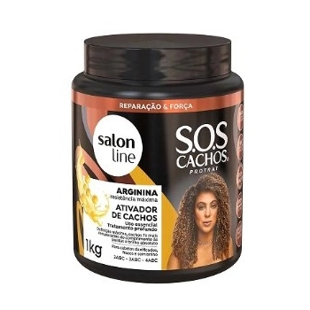 ATIV CACHOS S LINE SOS CACHOS 1KG ARGININA REPARACAO E FORCA