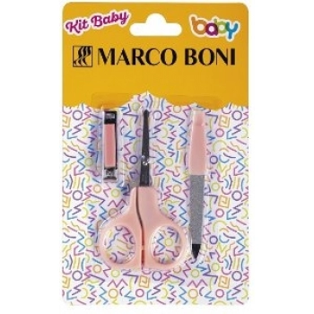 KIT MARCO BONI MANICURE BABY C/03 CORT/TES/LIXA -6163B ROSA