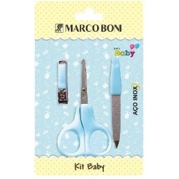 KIT MARCO BONI MANICURE BABY C/03 CORT/TES/LIXA -6197 BLUE