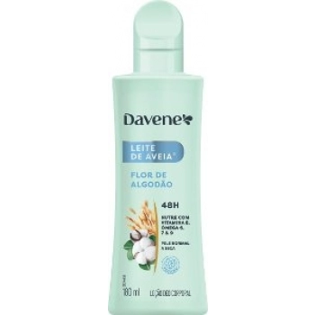 HIDR CORPORAL LEITE DE AVEIA DAVENE 180ML FLOR DE ALGODAO