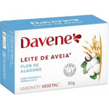 SAB VEGETAL LEITE DE AVEIA DAVENE 90G FLOR DE ALGODAO