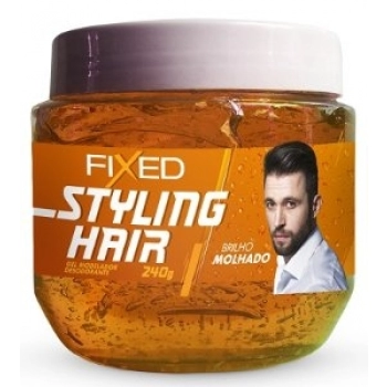 GEL MODELADOR FIXED STYLING HAIR 240GR LARANJA- POTE
