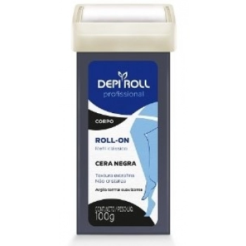 CERA REFIL ROLL ON TAMPA FIXA DEPI ROLL 100GR NEGRA