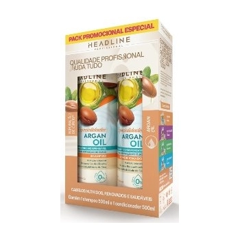 KIT HEADLINE SH+COND 500ML ARGAN OIL ESPECIALIDADES
