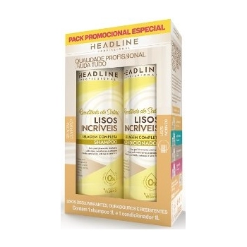 KIT HEADLINE SH+COND 1L LISOS INCRIVEIS RESULTADO DE SALAO