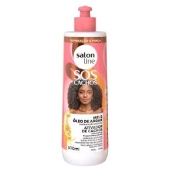 ATIV CACHOS S LINE SOS CACHOS 500ML MEL E OLEO DE ARGAN