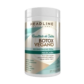 MASC CAP HEADLINE 800G BOTOX VEGANO RESULTADO DE SALAO