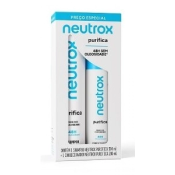 KIT NEUTROX SH 300ML + COND 200ML PURIFICA 48H SEM OLEOSIDADE