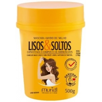 MASC CAP LISOS E SOLTOS MURIEL 500G AMIDO DE MILHO