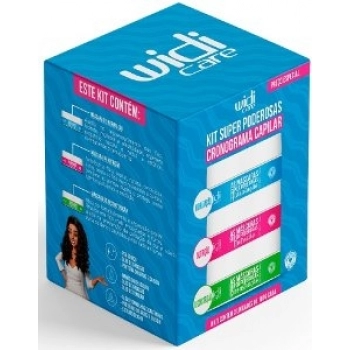 KIT CRONO MASC WIDI CARE C/03 100G SUPER PODEROSAS HIDR/NUTR/RECONSTRUCAO