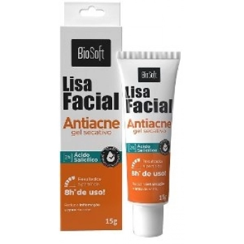 GEL ANTIACNE SOFT HAIR BIOSOFT LISA 15G SECATIVO