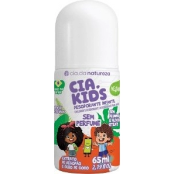 DES ROLL ON CIA DA NATUREZA 65ML CIA KIDS ALGODAO S/ PERFUME