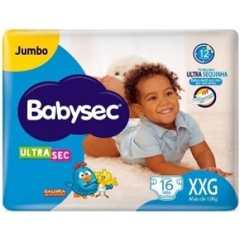 FRALDA BABYSEC ULTRA JUMBO TAM XXG C/16