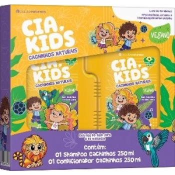 KIT SH+COND CIA DA NATUREZA 250ML CIA KIDS CACHINHOS NATURAIS
