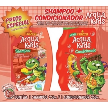 KIT ACQUA KIDS SH+COND 250ML LISOS/FINOS