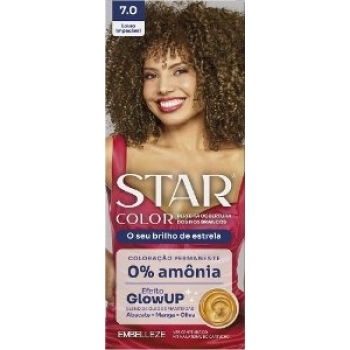 TINT STAR COLOR SEM AMONIA 7.0 LOURO IMPECAVEL