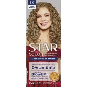 TINT STAR COLOR SEM AMONIA 8.0 LOURO RADIANTE