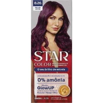 TINT STAR COLOR SEM AMONIA 8.26 MARSALA ESTRELA